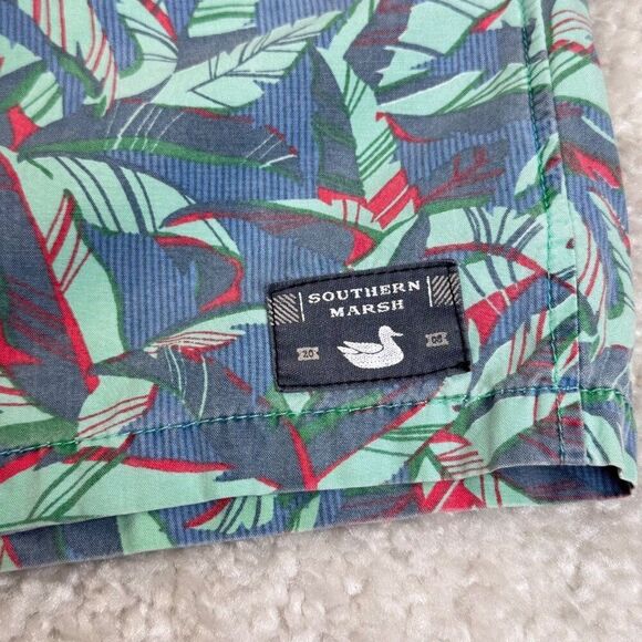 Southern Marsh Seawash Shoals Swim Trunk Shorts Mesh Lined FLAW - Picture 7 of 10